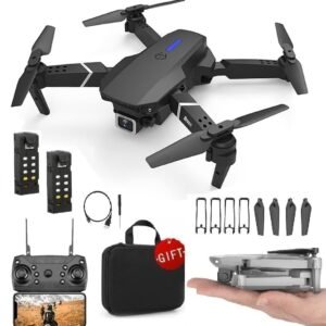 Remote Control Dual Camera Drone 4K 1080P Obstacle Avoidance 5G WiFi Selfie Gesture RC Drone Brushless Motor 360° Rotate Headless Mode Auto Hover Function