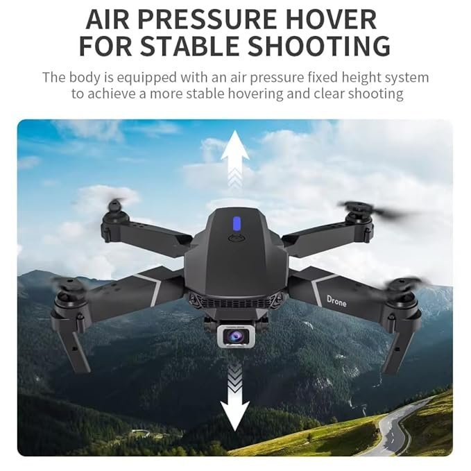 Remote Control Dual Camera Drone 4K 1080P Obstacle Avoidance 5G WiFi Selfie Gesture RC Drone Brushless Motor 360° Rotate Headless Mode Auto Hover Function - Image 4